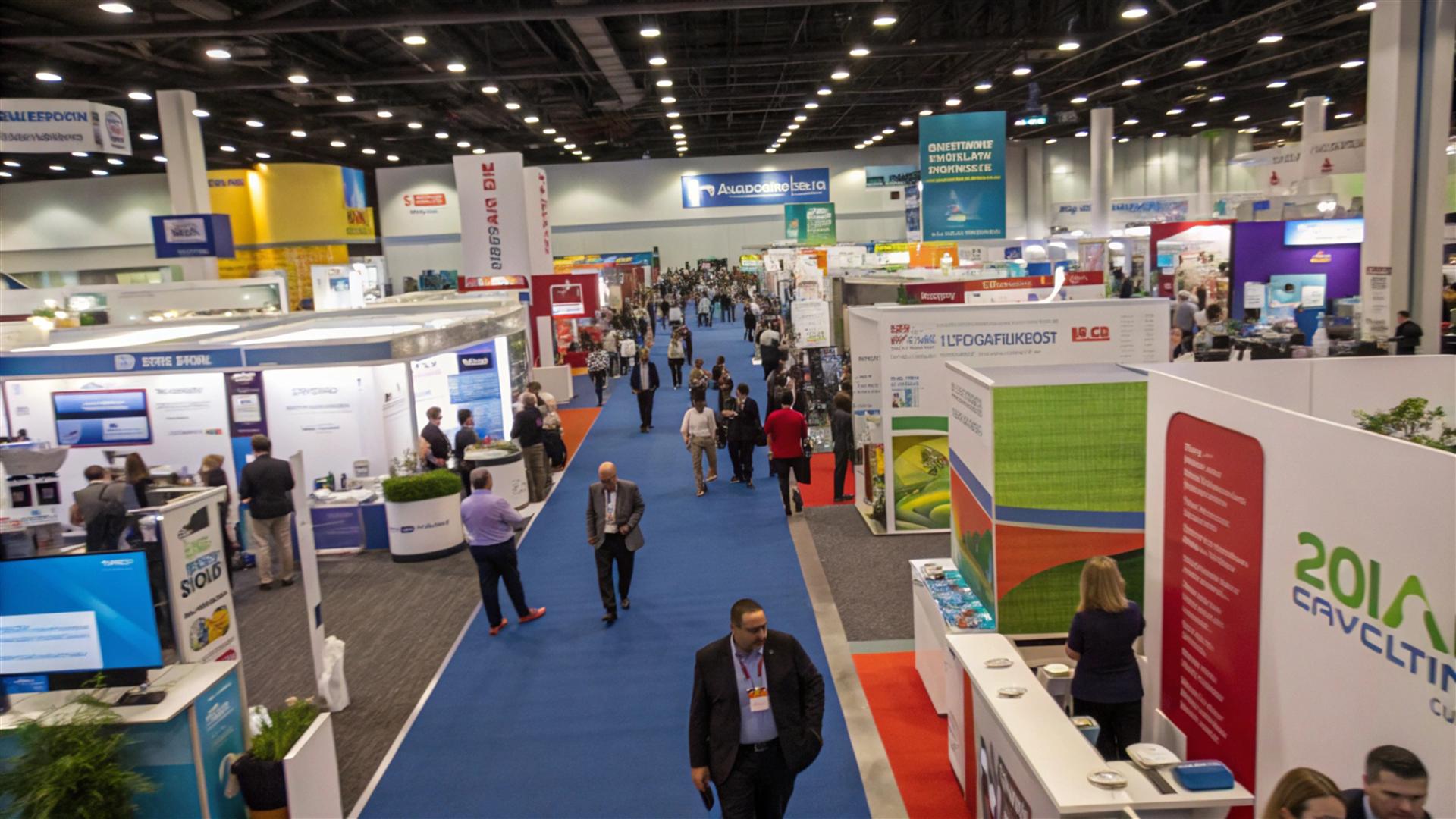 Fondo de oficia de alta tecnología que representa la innovación en Trade Marketing