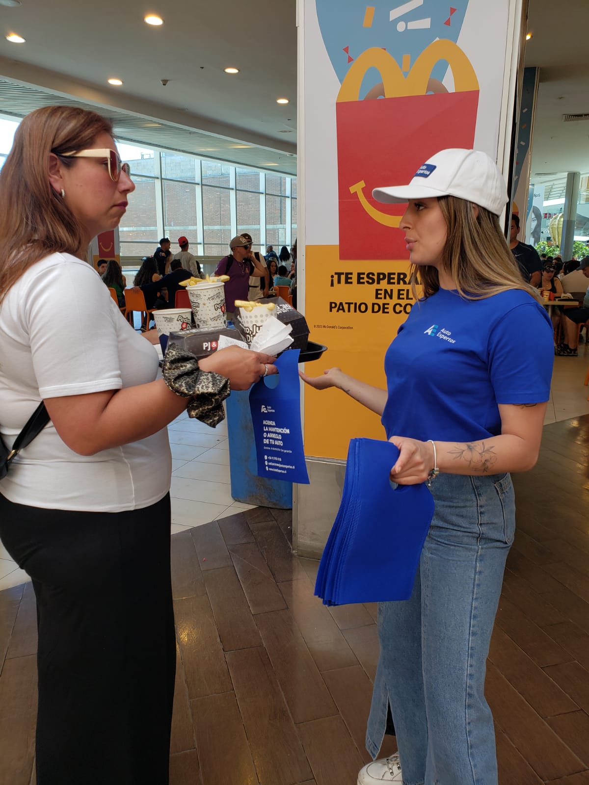 Material POP instalado en supermercado