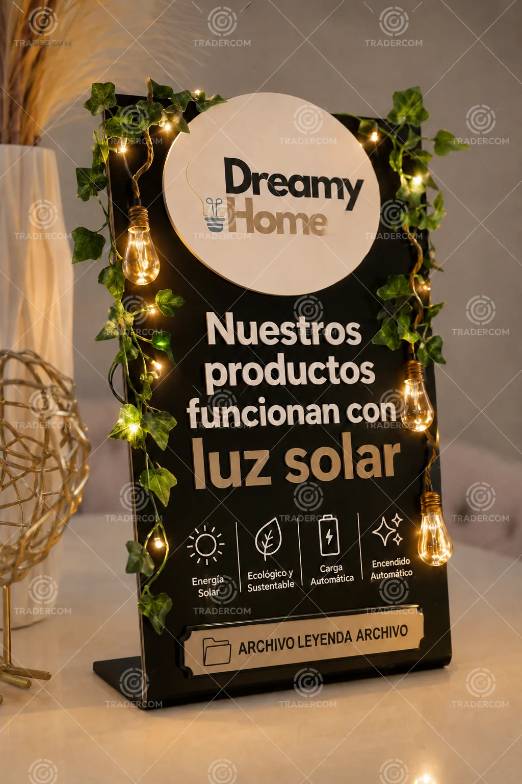 Display de Mostrador POP con Iluminación LED